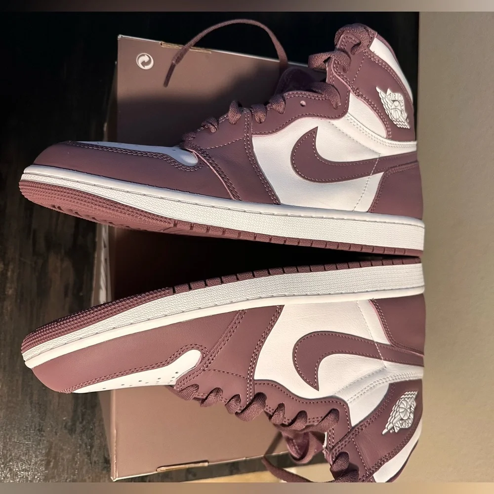 Nike Air Jordan 1 Retro High OG Shoes “Mauve” White DZ5485-105 Men's Size 10